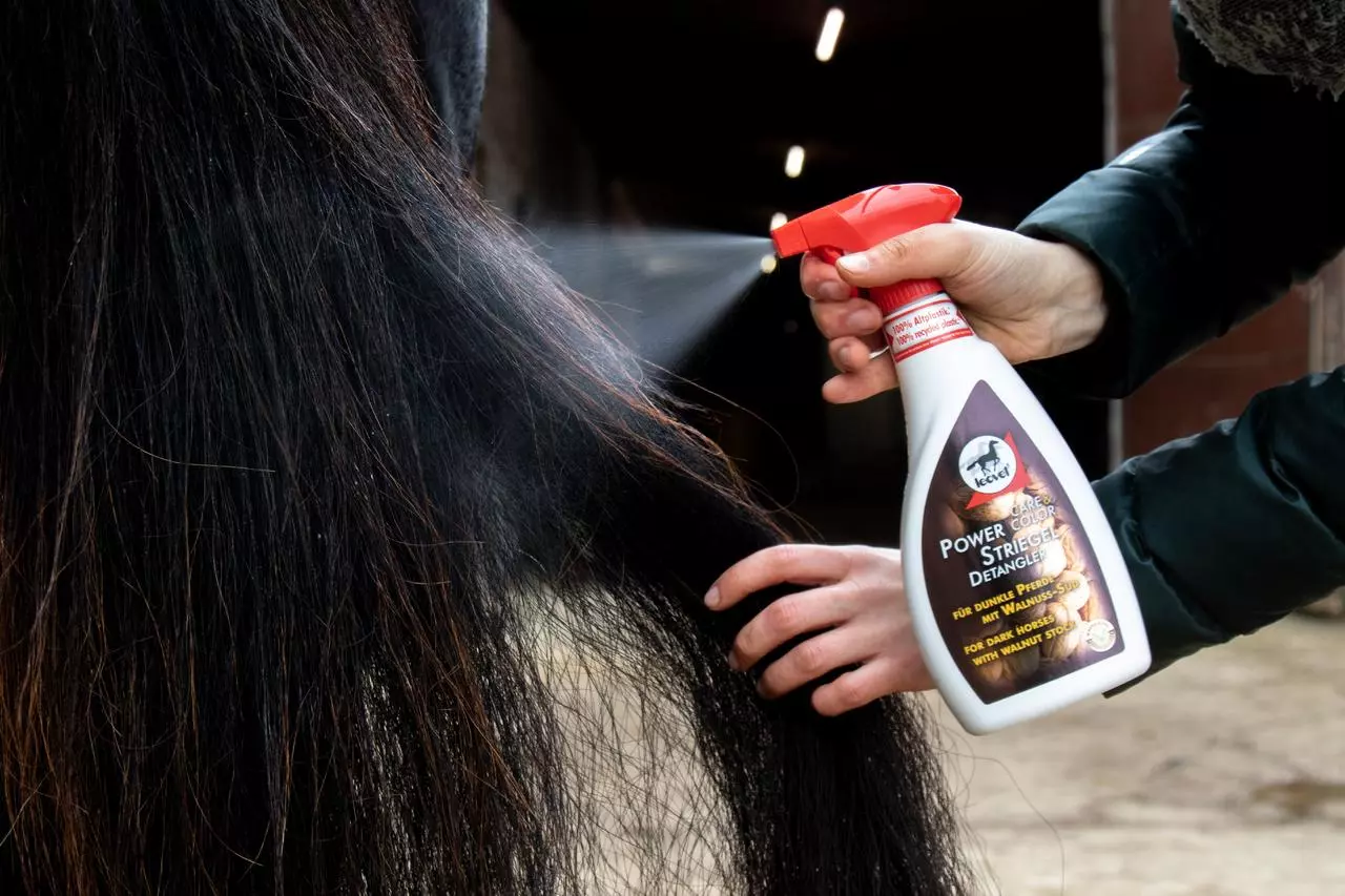 leovet Power Striegel Walnuss Mähnenspray 550ml