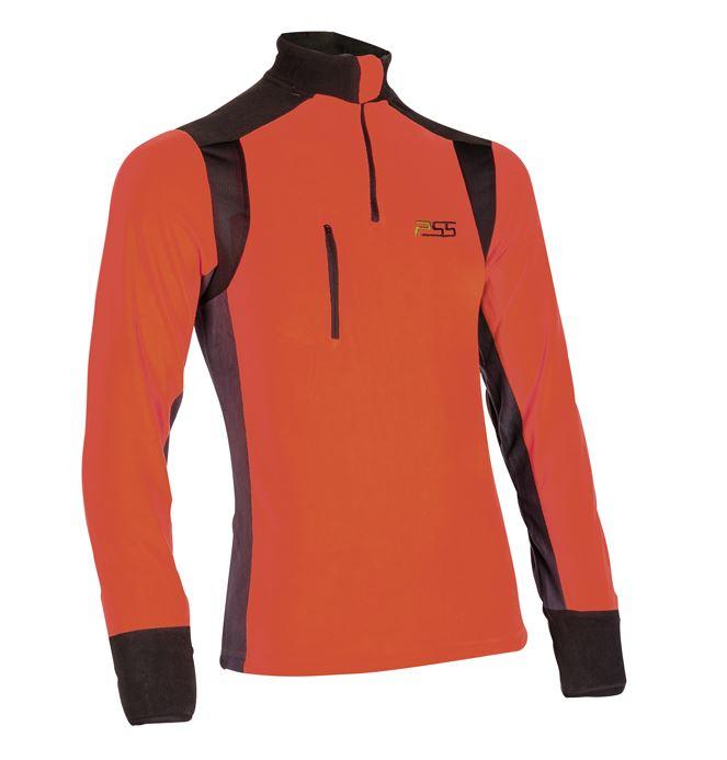 PSS Micro Fleece-Shirt X-treme Polar XXXL orange/grau