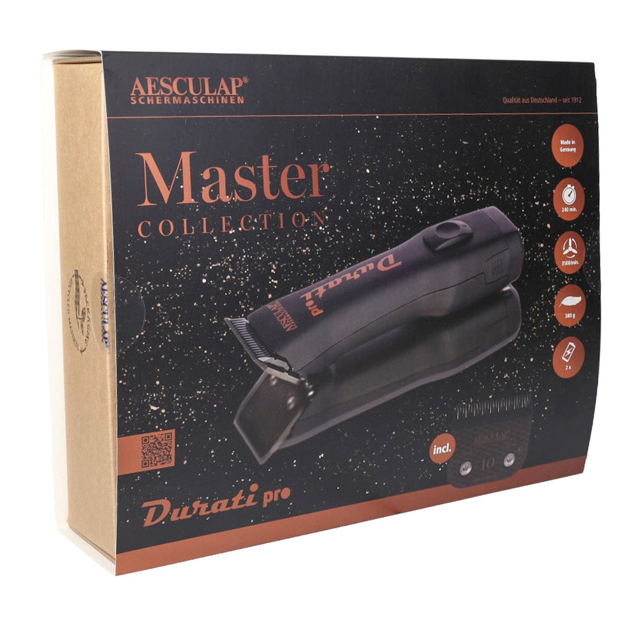 Aesculap Tondeuse sur batterie Durati Pro, 2 batteries