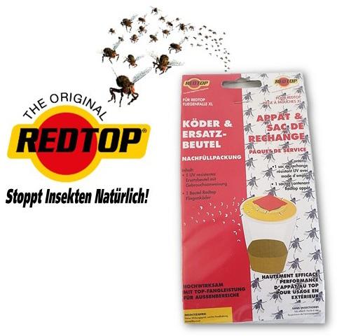 REDTOP Kit ricarica trappola per mosche, taglia XL