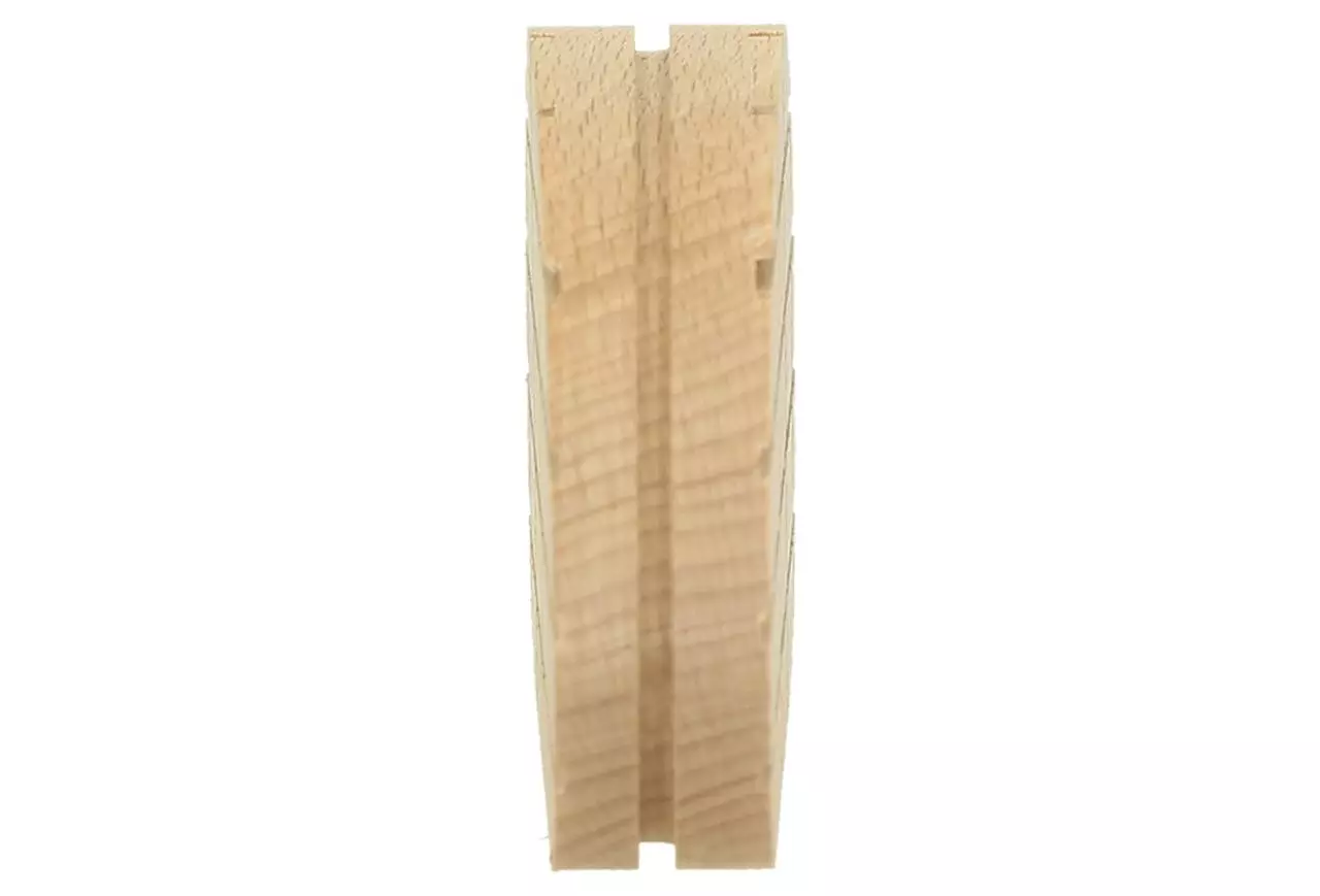WAHL-Hausmarke Holzklotz - 110 mm - abgeschrägt