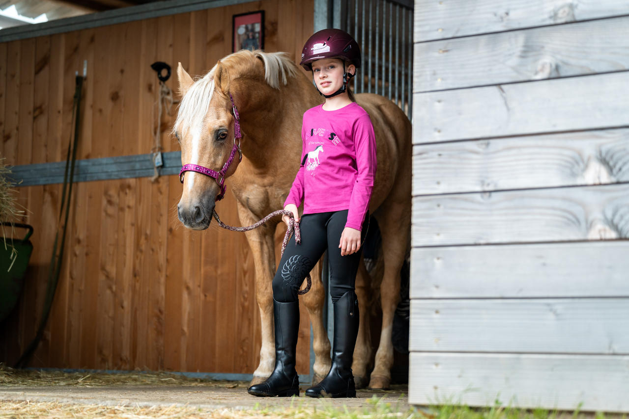 HKM Gambali da equitazione Polly in silicone a seduta intera