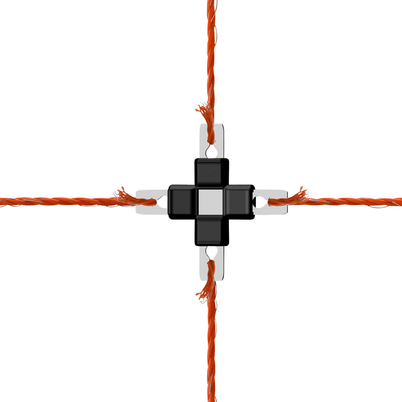 Litzclip Connettore a croce per fili intrecciati 3 mm – 5 pezzi