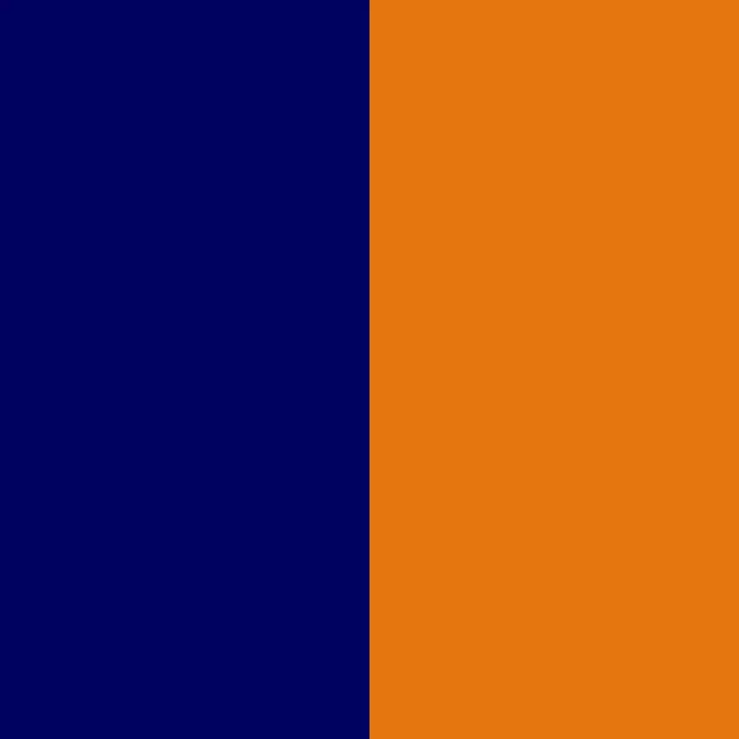 navy/orange