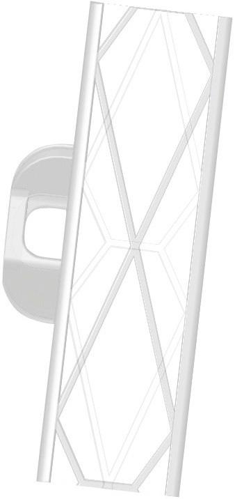 AKO Kunststoffpfahl TITAN 157cm, weiß - 5 ST