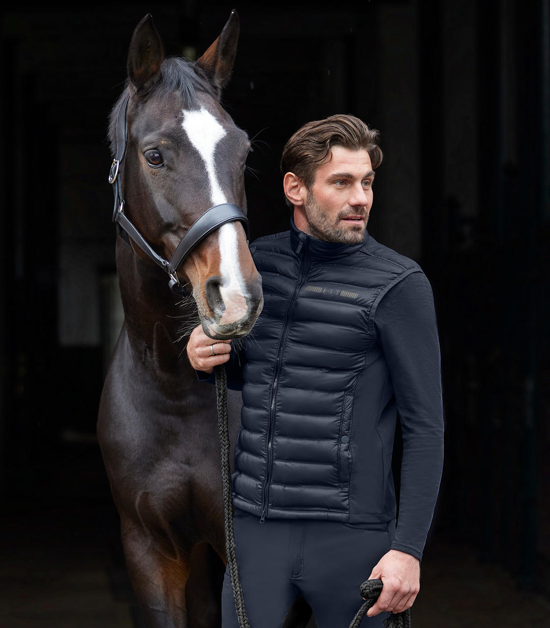 ELT Gilet in softshell misto Maine, uomo