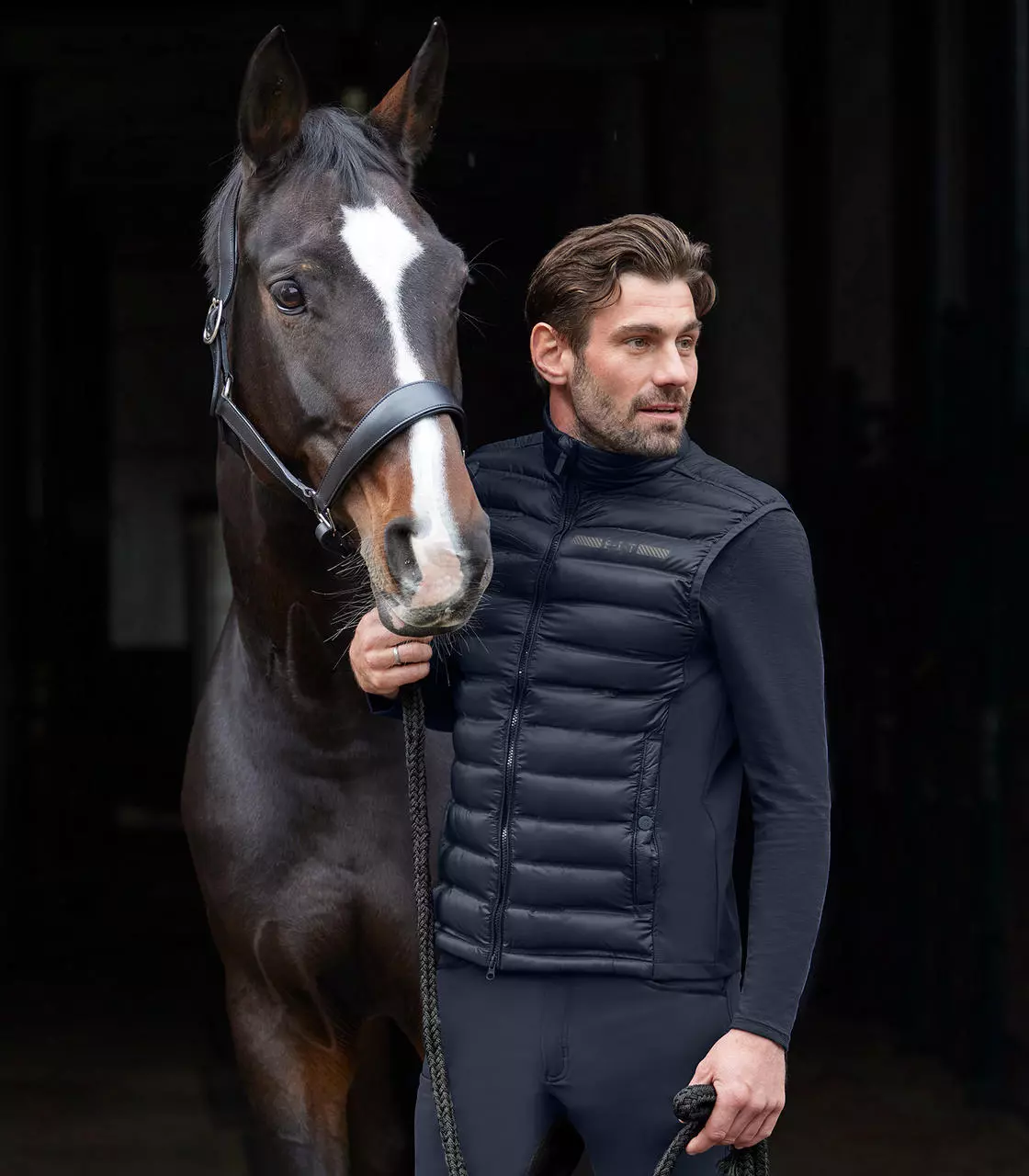 ELT Softshell-Mix Weste Maine, Herren