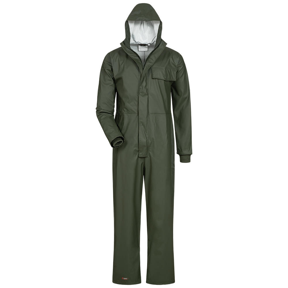 PU-Strech Regenoverall M grün