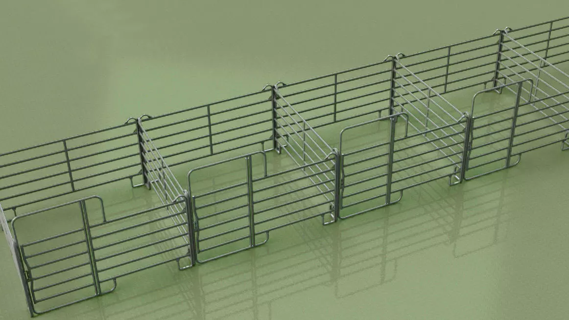WAHL-FENCE Panel mit Tor 3 x 2,2 m Standard (LxH)