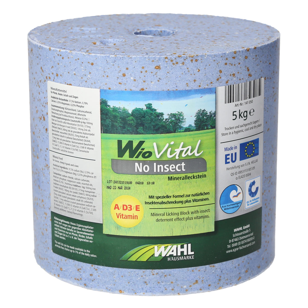 WAHL-Hausmarke SET WioVital Blocco di sale anti-insetti 4×5 kg WAHL-Hausmarke SET WioVital Blocco di sale anti-insetti 4×5 kg