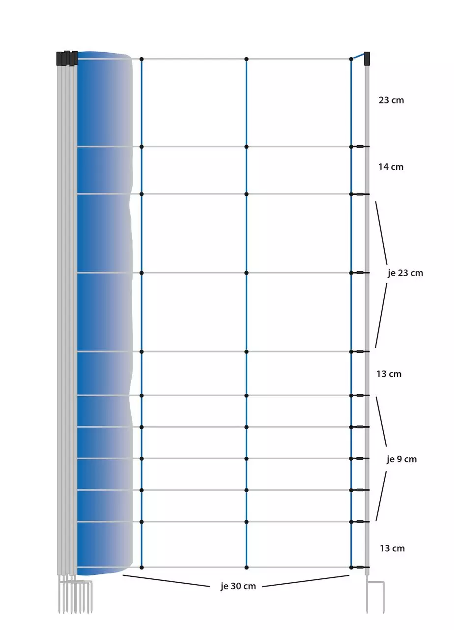 AKO TitanNet 145 cm