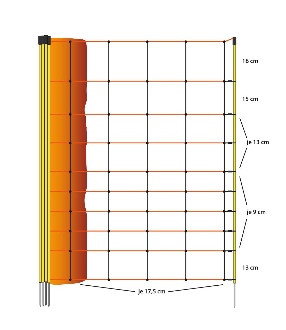 AKO OVINET – rete per ovini, alta 108 cm