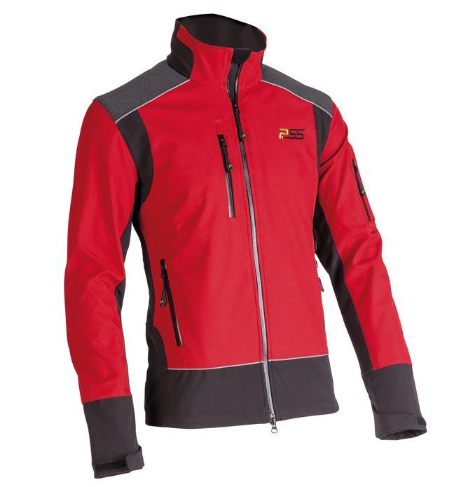 PSS Soft-Shell Jacke X-treme Shell XXXL rot/gelb