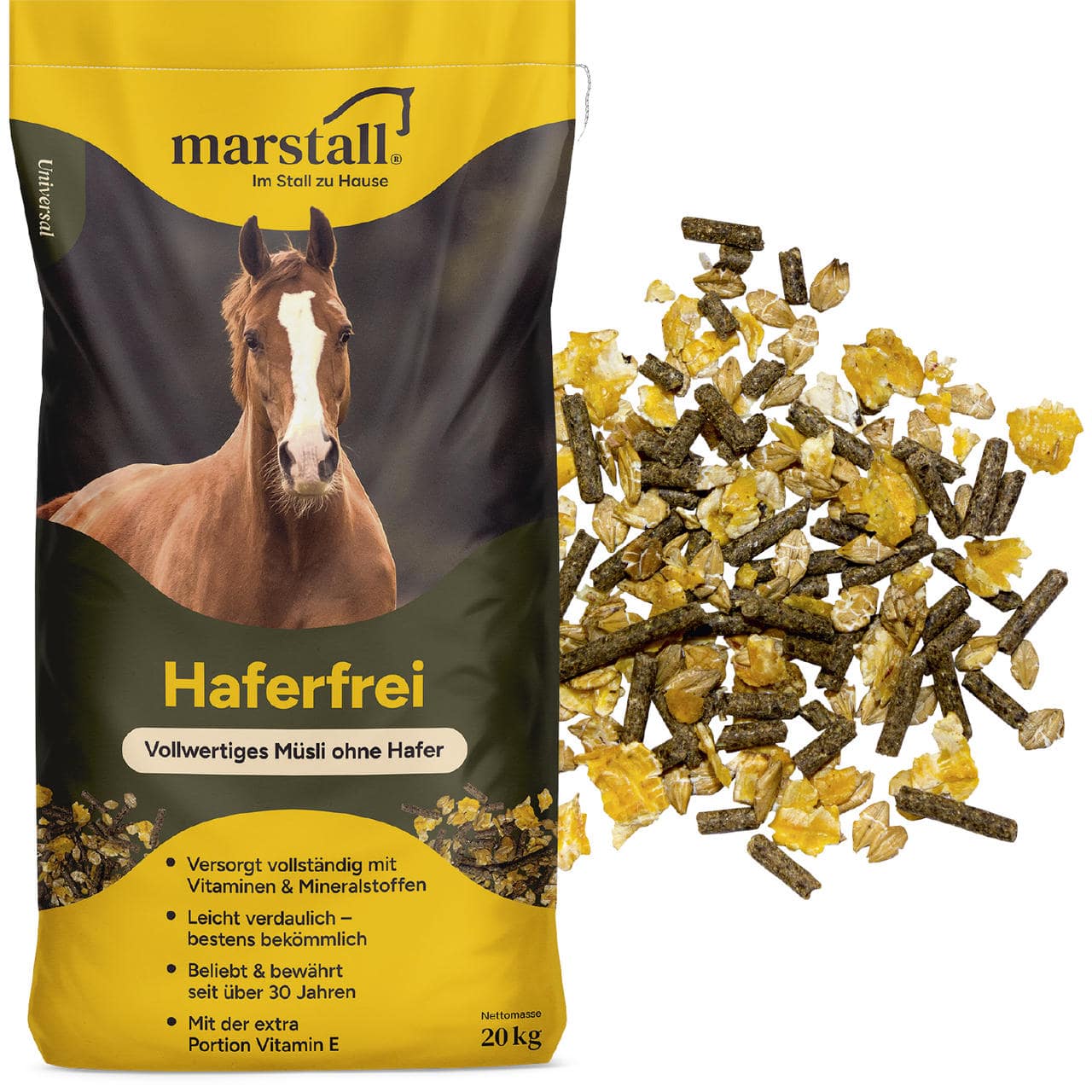 marstall Haferfrei - Pferdefutter 20 kg