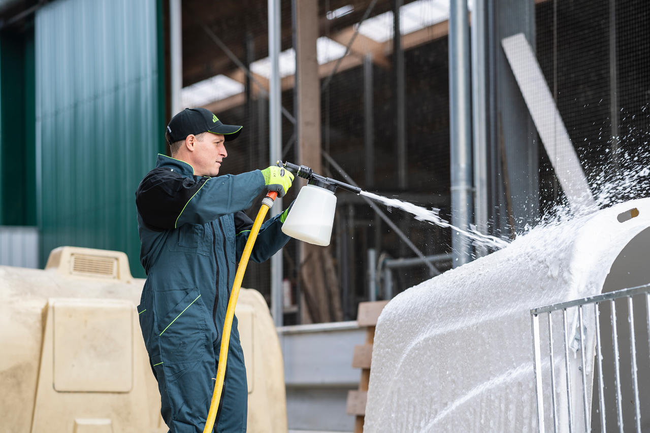 Spruzzino disinfettante - risciacquo automatico