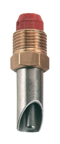Kerbl Beißnippel Edelstahl/Messinggewinde dünn 3/4"-3/4" | 77 x 8 mm