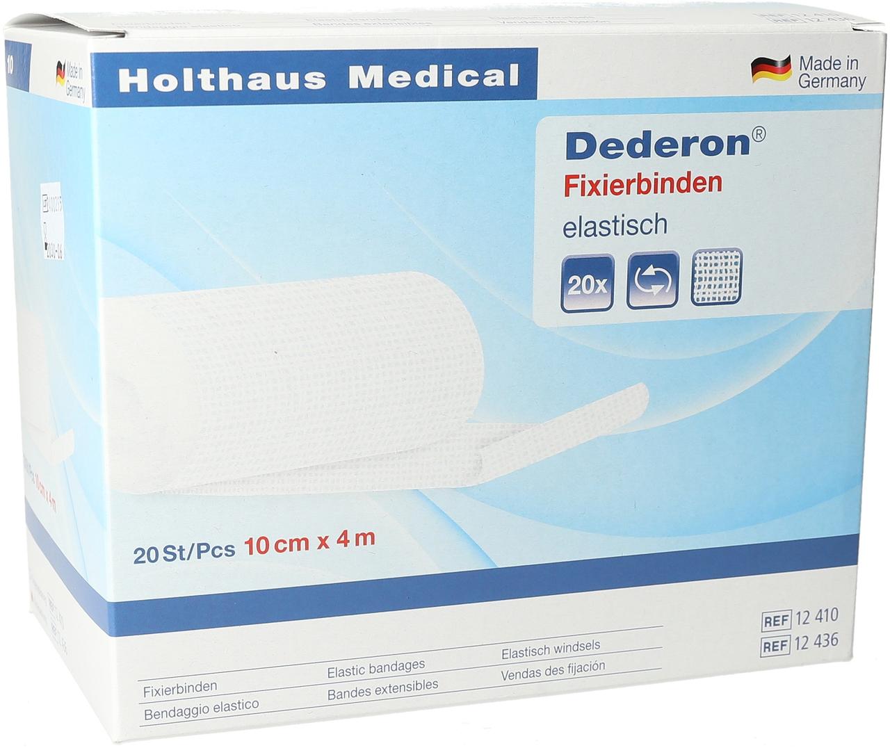 Holthaus DEDERON-Fixierbinde 10cm x 4m - 20 Stück