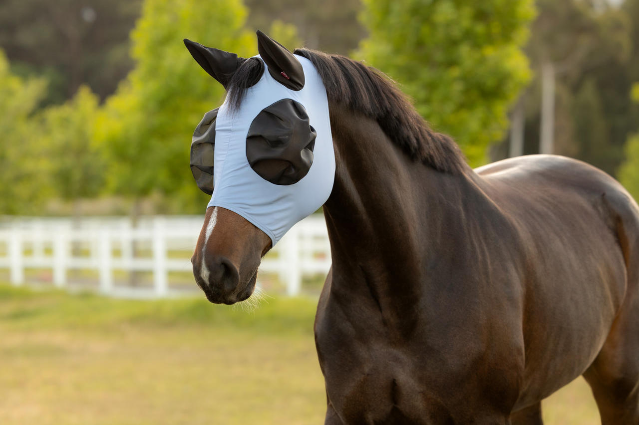 LeMieux Masque anti-mouches Bug Relief Half Fly Mask