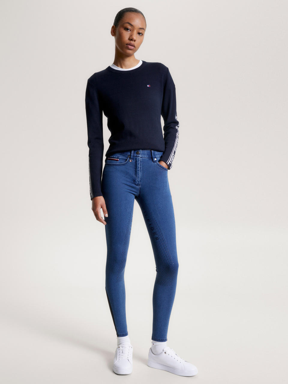 Tommy Hilfiger Women Queens Jeans Vollbesatz Reithose