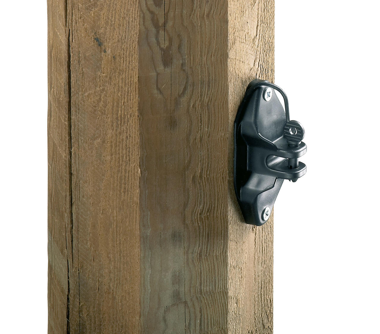 AKO ISOLATORE PIN-LOCK per pali in legno, nero