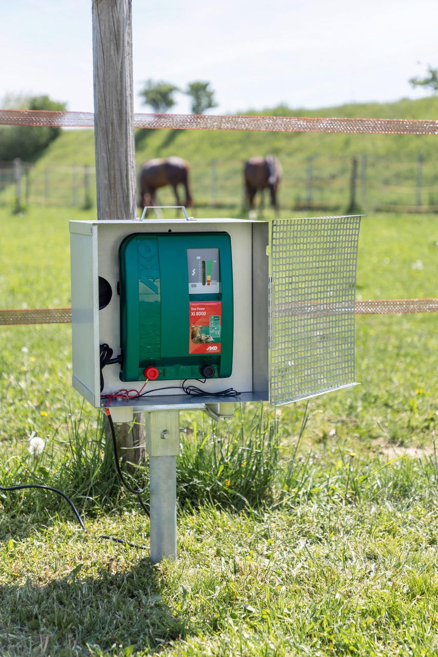 AKO Duo Power Xi8000, energizzatore per recinzioni elettriche da 12/230 V