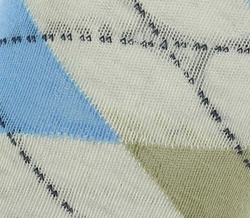 beige/himmelblau