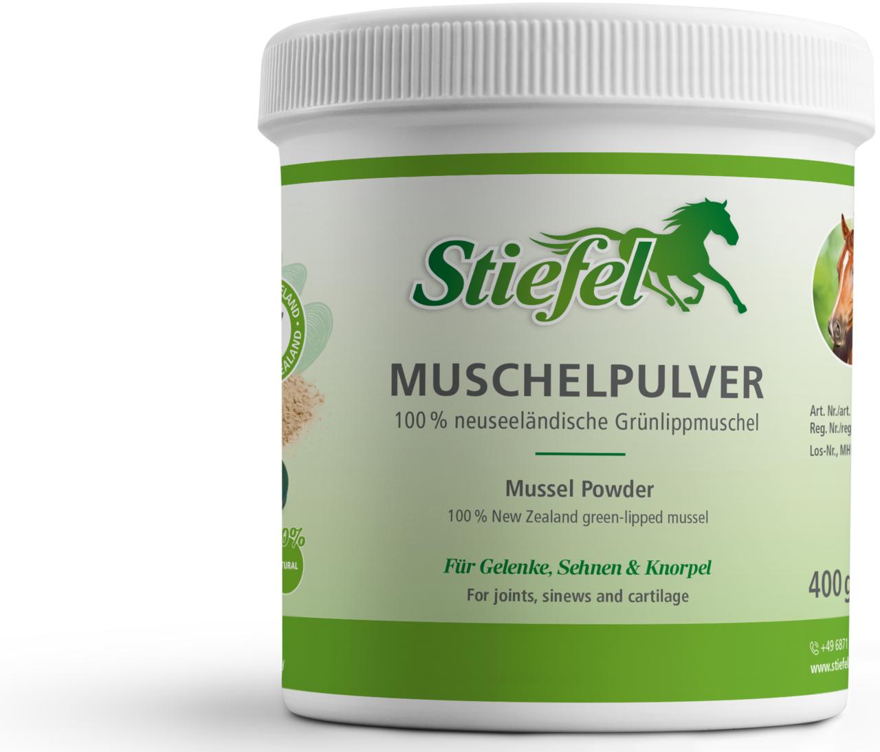 Stiefel Muschelpulver, gemahlen 400 g Stiefel Muschelpulver, gemahlen 400 g