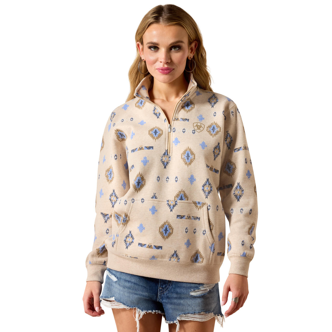ARIAT Sapphire 1/2 Zip Sweatshirt