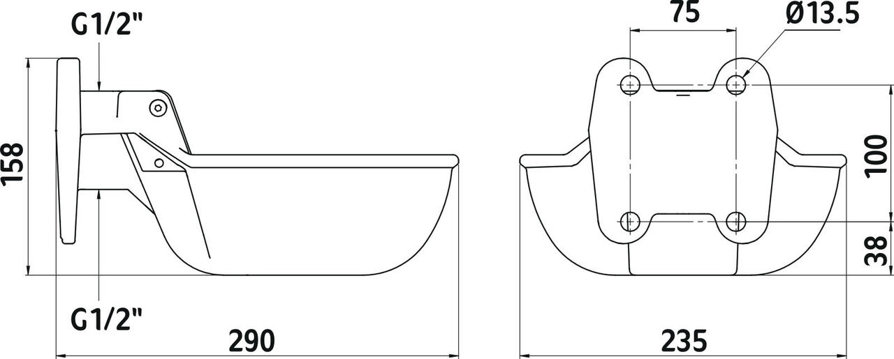 Kerbl Tränkebecken N20 GUSS