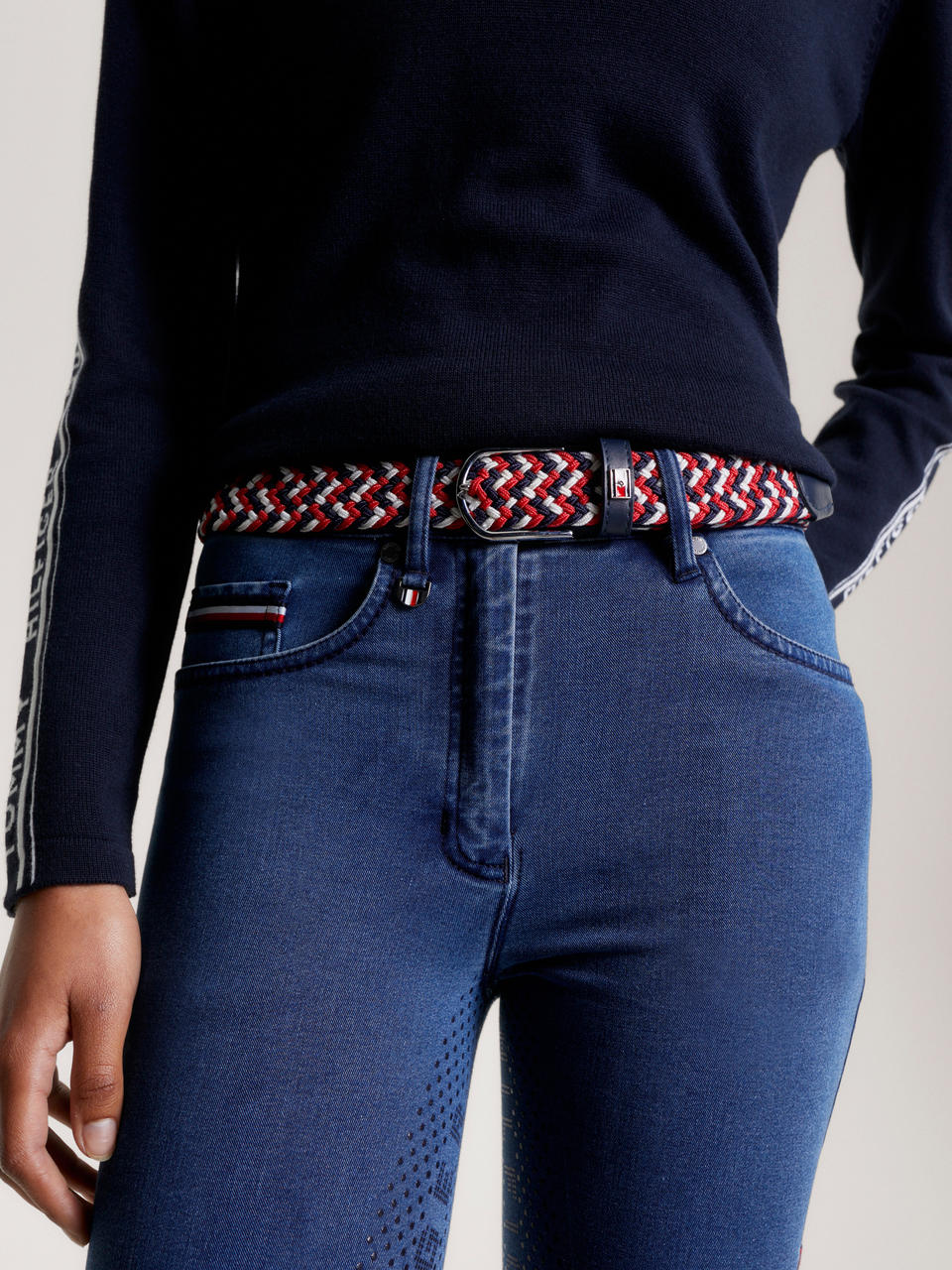Tommy Hilfiger Cintura elastica intrecciata San Jose