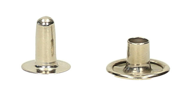 LEDERNIETEN medio, 12 mm, 20 pezzi