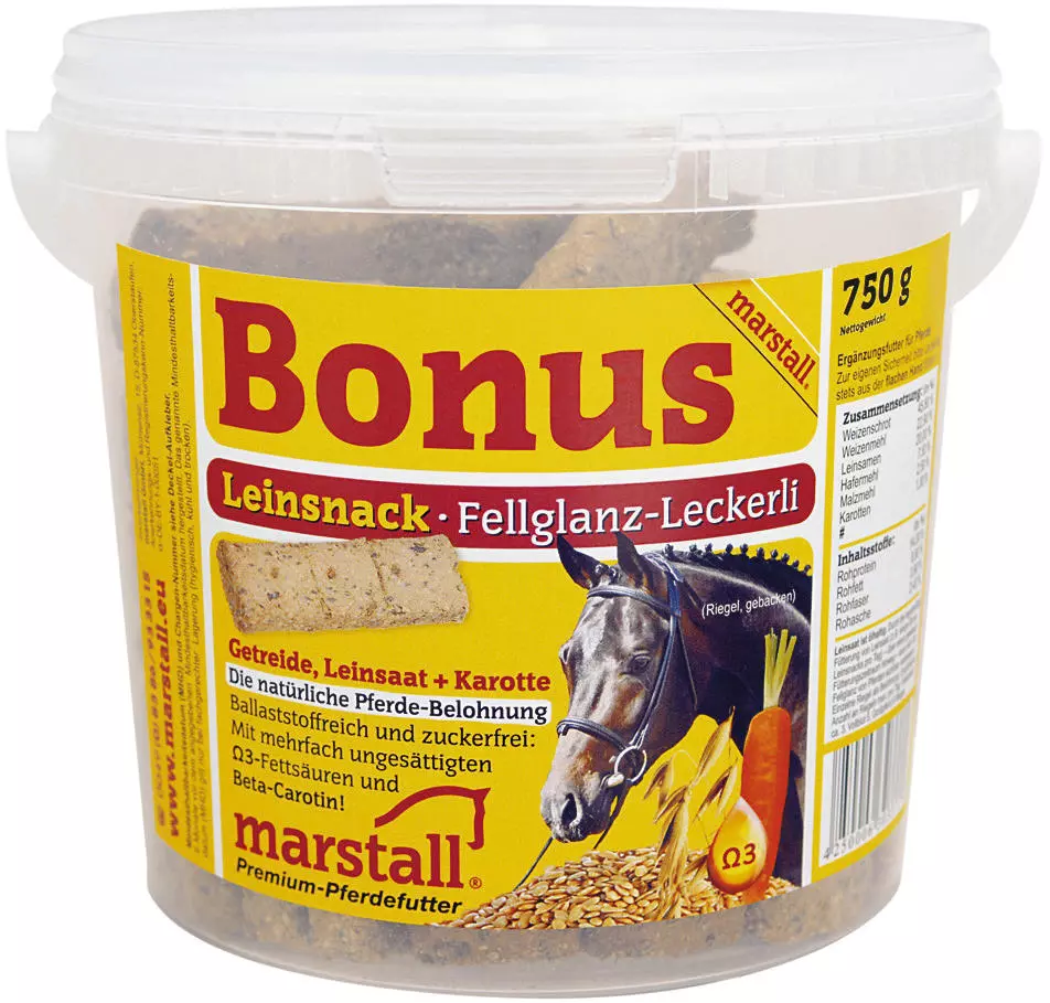 marstall Bonus Leinsnack 750 g