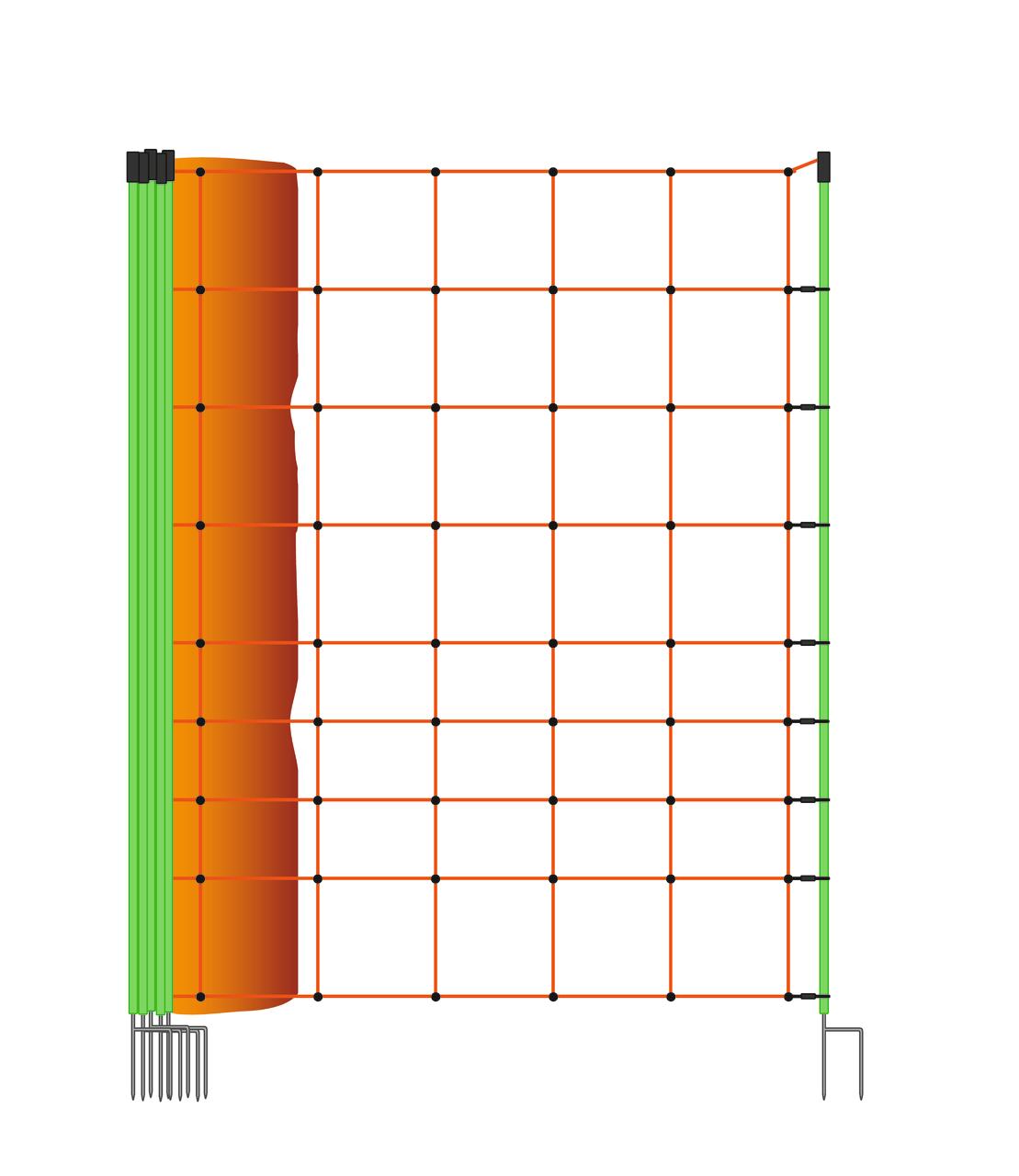 Göbel Euronetz – rete per ovini, alta 106 cm Göbel Euronetz – rete per ovini, alta 106 cm