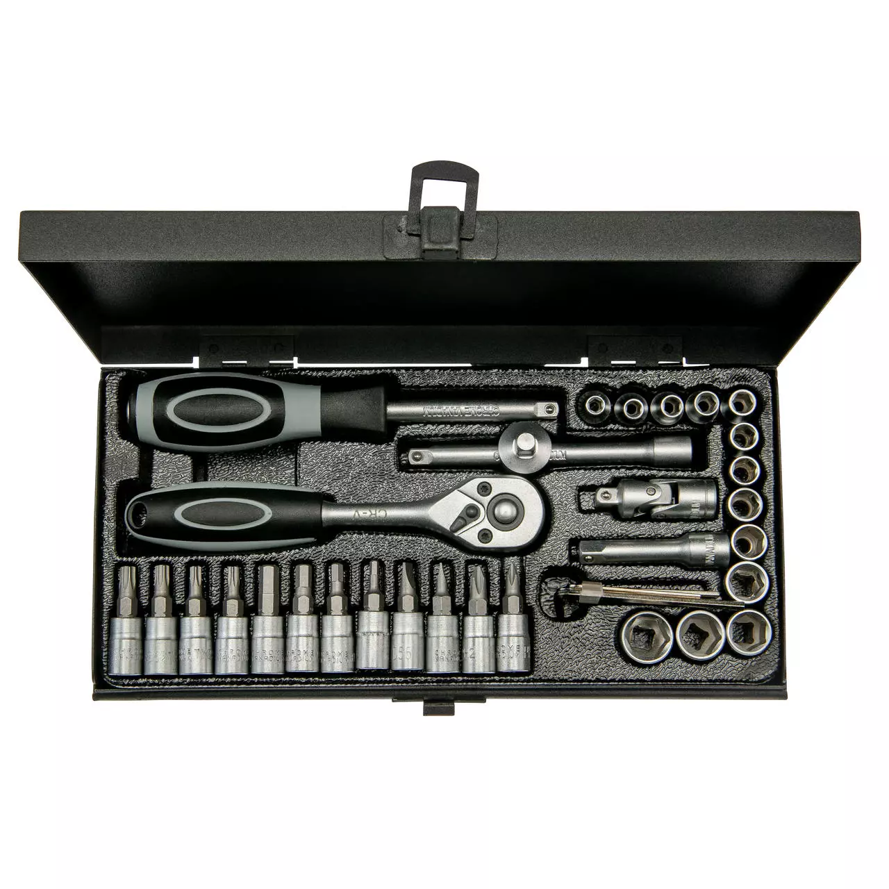 WGB 1/4" Steckschlüssel-Garnitur 36-tlg.