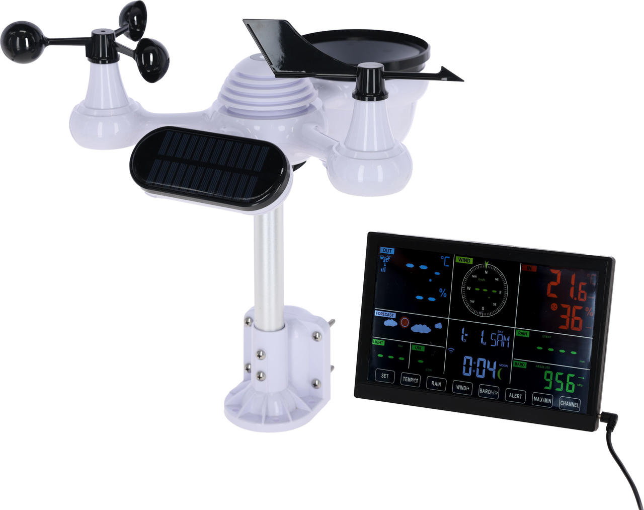 Kerbl Stazione Meteo Digitale 7 in 1 con funzione WiFi