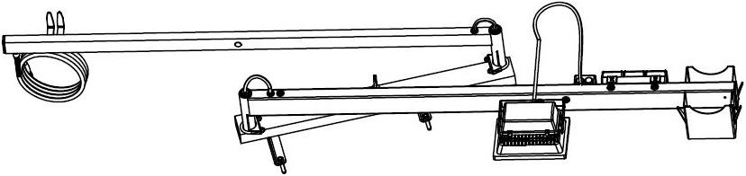 Rosensteiner Servicearm mit Beleuchtung, Kabelzuf.