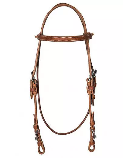 Roping Kopfstück aus Harness-Leder