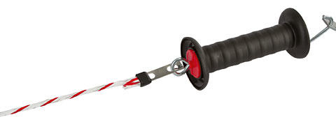 Litzclip Maniglia per cancelli con connettore per corda, 6 mm