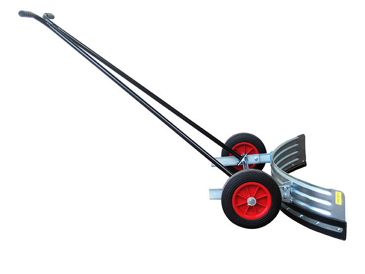 Raschietto carrellato semicircolare per stalla 117 cm Raschietto carrellato semicircolare per stalla 117 cm
