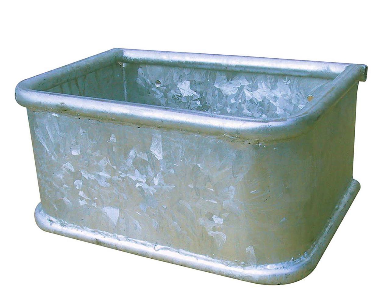 Göbel Rechtecktrog Metall 35 Liter