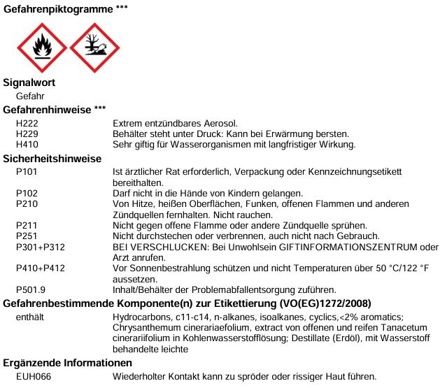 cit Fliegen- u. Wespenspray Bomber