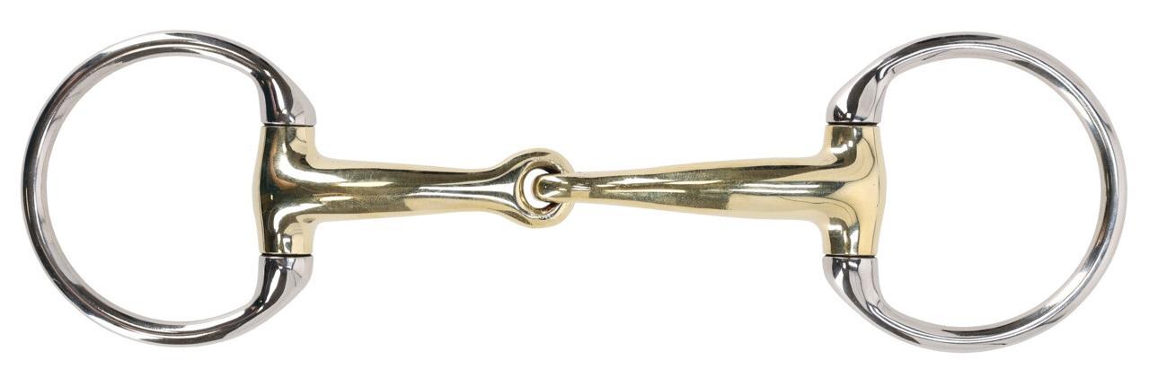 QHP Olivenkopfgebiss, einfach gebrochen 14mm