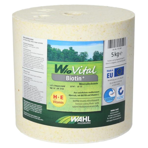 WAHL-Hausmarke WioVital Biotin+ Leckstein SET 4×5 kg WAHL-Hausmarke WioVital Biotin+ Leckstein SET 4×5 kg