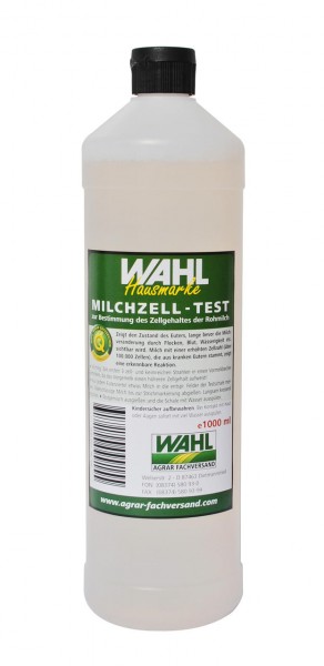 WAHL-Hausmarke Milchzelltest weiss, 1l WAHL-Hausmarke Milchzelltest weiss, 1l