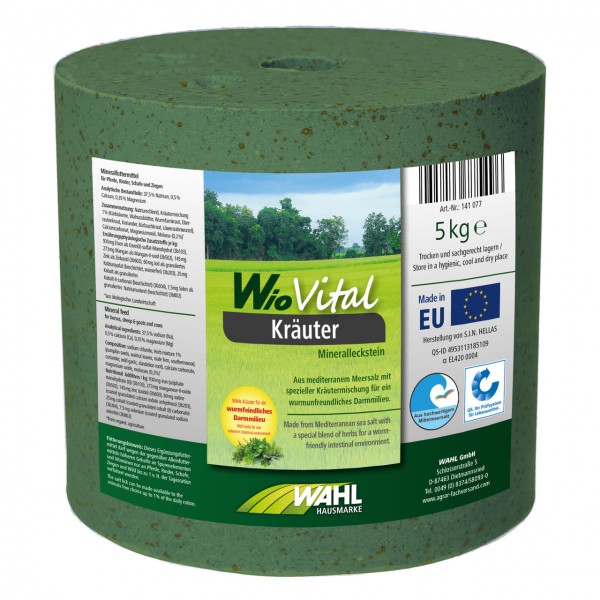 WAHL-Hausmarke WioVital Kräuter Leckstein SET 4×5 kg WAHL-Hausmarke WioVital Kräuter Leckstein SET 4×5 kg