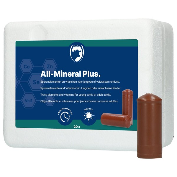 Holland Animal Care ALL MINERAL Plus - 20 Boli x 107g Holland Animal Care ALL MINERAL Plus - 20 Boli x 107g