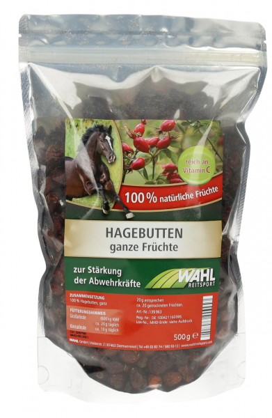 WAHL-Hausmarke Hagebutten ganze Früchte 500 g WAHL-Hausmarke Hagebutten ganze Früchte 500 g