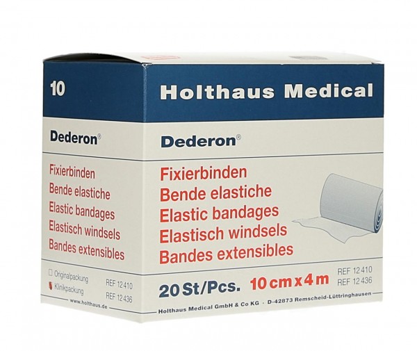 Holthaus DEDERON-Fixierbinde 10cm x 4m - 20 Stück