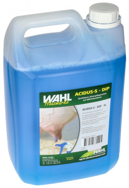 WAHL-Hausmarke Dippmittel - ACIDUS-S - versch. Größen