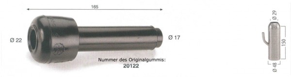 WAHL-Hausmarke Zitzengummi passt für FULLWOOD 20122